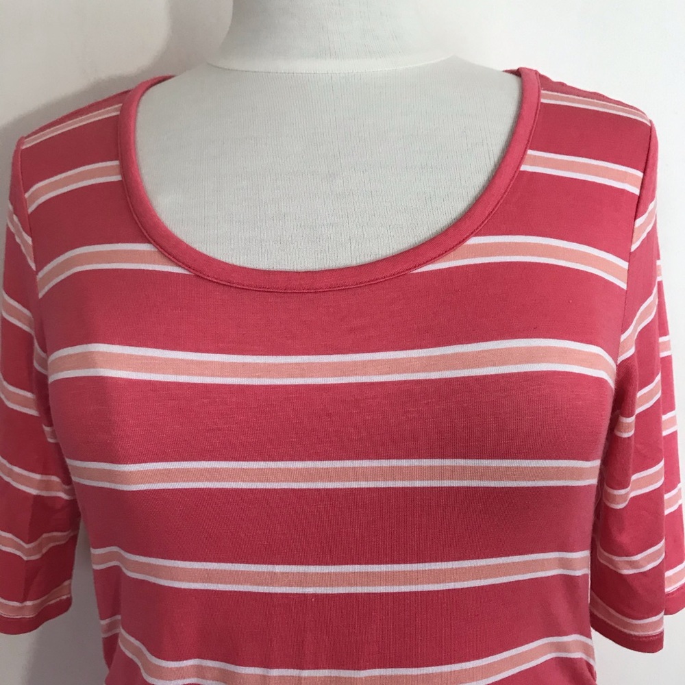 A:GLOW Kohl’s striped ruched maternity tee top S